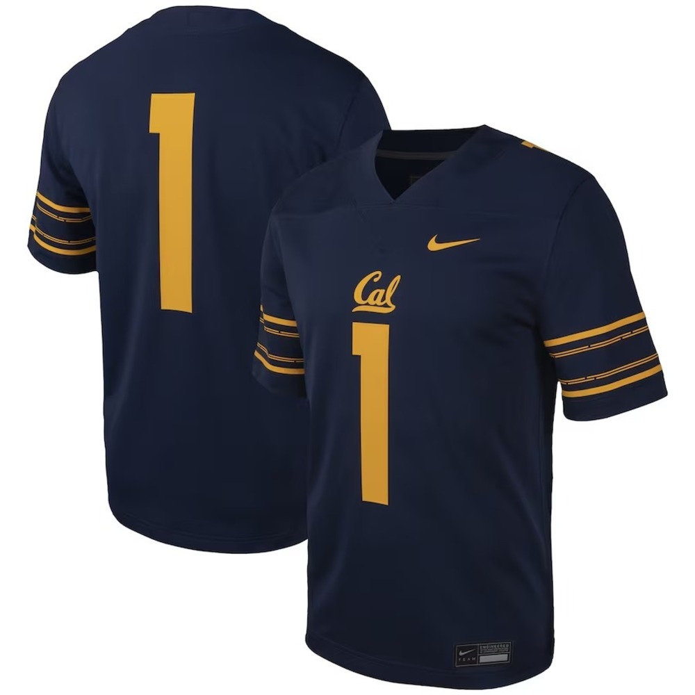 Nike® Men's SMALL #1 Cal Bears Untouchable™ Football Replica Jersey Navy - $130